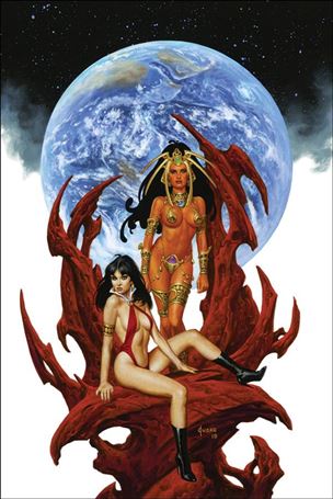 Vampirella/Dejah Thoris issue 5-G Joe Jusko 1:10 Virgin Cover