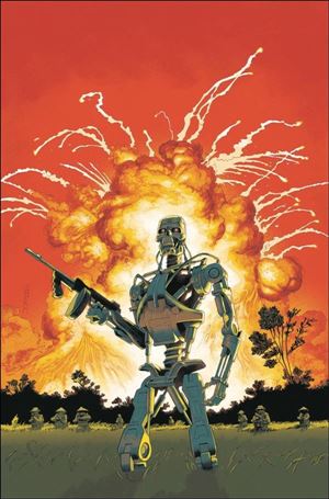 Terminator (2024) issue 2-F Declan Shalvey Foil Virgin Cardstock Cover