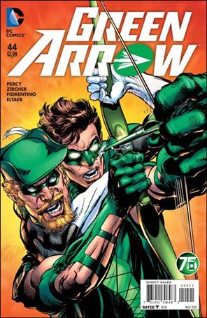 Green Arrow (2011) issue 44-B Neal Adams Green Lantern 75th Anniversary Cover