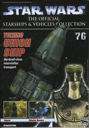 Star Wars: The Official Starships & Vehicles Collection issue 76 Techno Union Ship