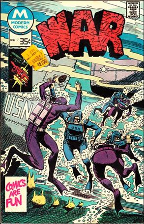 War (1975) issue 7-B Modern Comics Cover