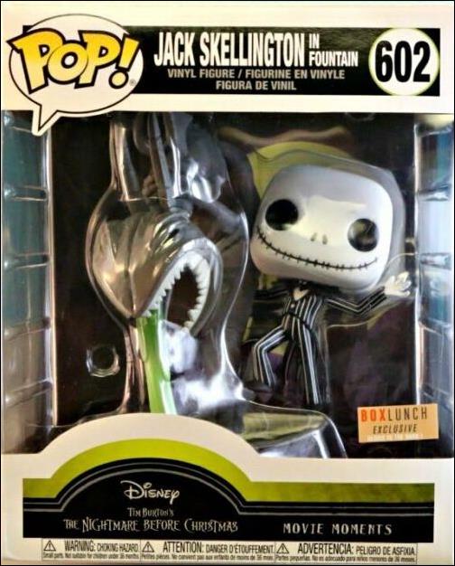 POP! Disney figure 602 Jack Skellington in Fountain BoxLunch Exclusive