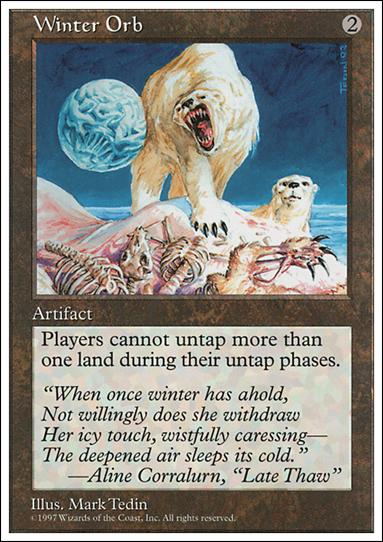 Magic the Gathering: 5th Edition (Base Set) card 408 Winter Orb