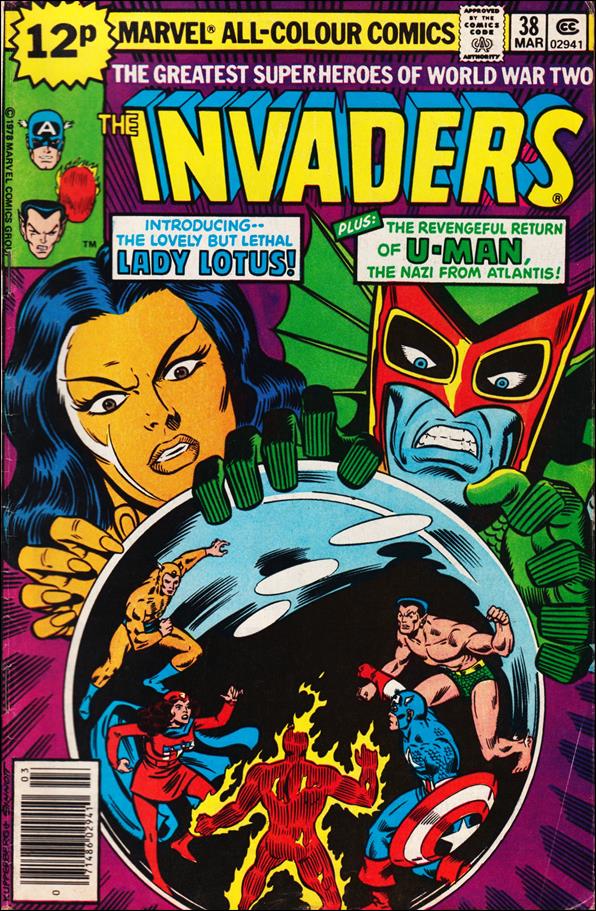 Invaders (1975) issue 38-B UK Price Cover