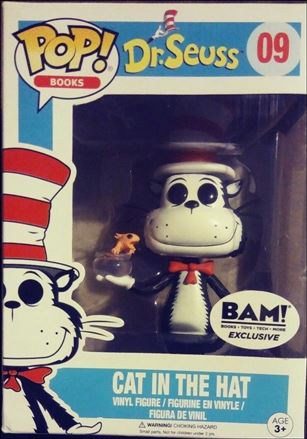 POP! Books figure 9 Cat in the Hat (Fish Bowl) BAM Exclusive