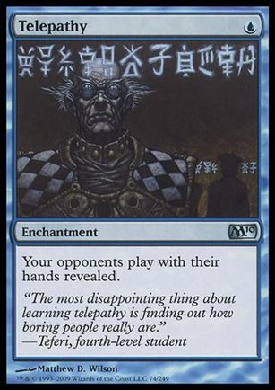 Magic the Gathering: 2010 Core Set (Base Set) card 74 Telepathy