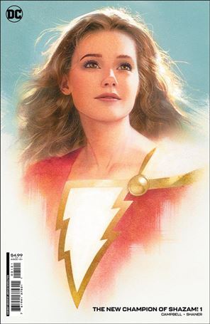 New Champion of Shazam! issue 1-B Joshua Middleton Cardstock Cover