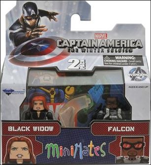 Marvel Minimates figure 162 Black Widow and Falcon