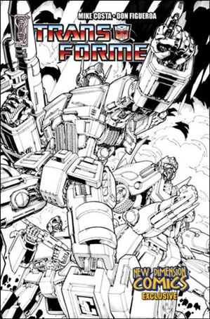 Transformers (2009) issue 1-E Don Figueroa New Dimension Comics Cover 1/1000