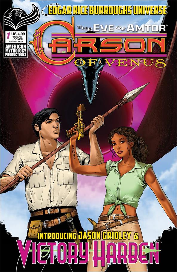 Carson of Venus: The Eye of Amtor issue 1-B Mike Wolfer Cover
