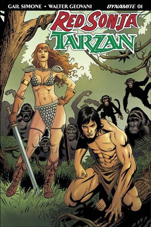 Red Sonja / Tarzan issue 1-D Walter Geovani Cover