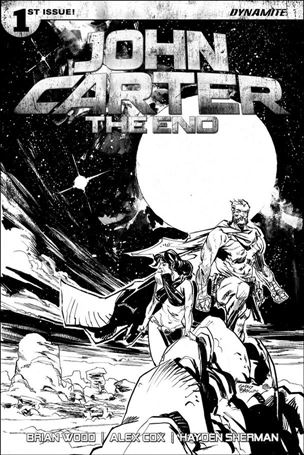 John Carter: The End issue 1-I Garry Brown Black and White 1:40 Cover