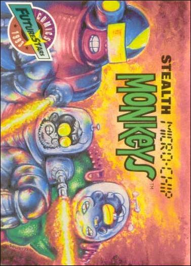 Comics FutureStars (Base Set) card 15 Stealth Microchip Monkeys