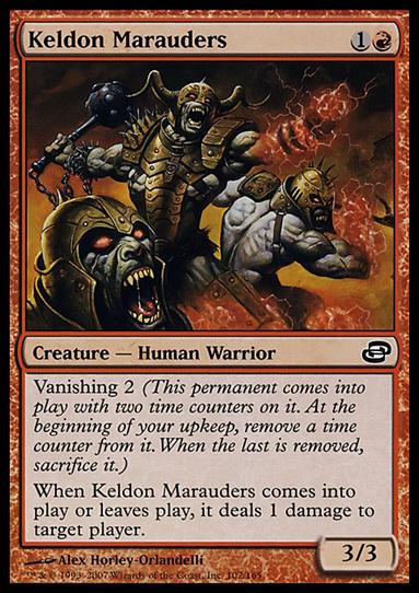 Magic the Gathering: Planar Chaos (Base Set) card 102 Keldon Marauders