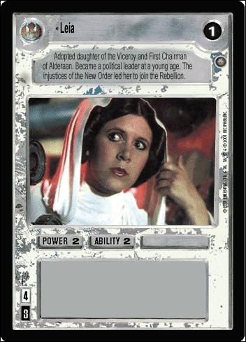 Star Wars: Jedi Pack (Base Set) card 9 Leia