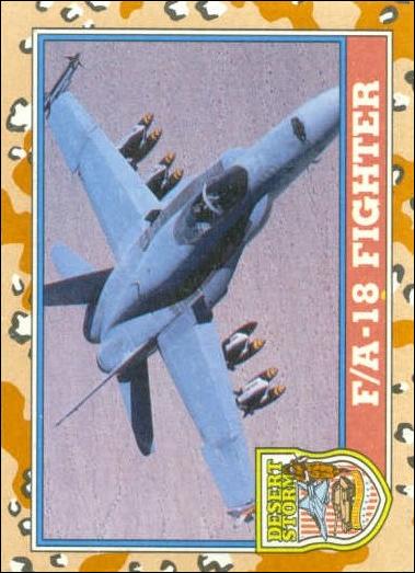 Desert Storm: Series 2 (Base Set) card 132 F/A-18 Fighter