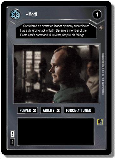 Star Wars: Jedi Pack (Base Set) card 1 Motti