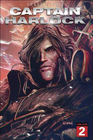 Space Pirate Captain Harlock issue 5-B John Giang Wraparound Cover