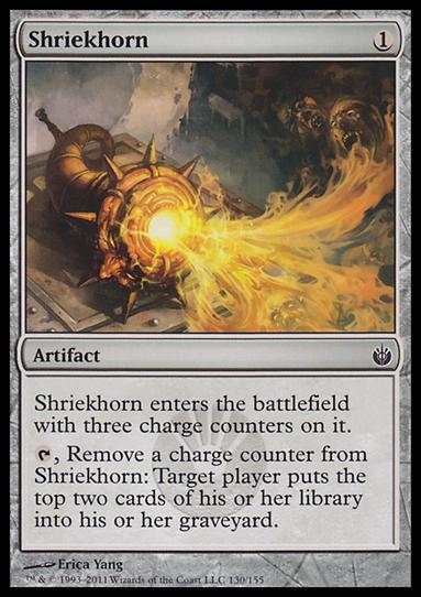 Magic the Gathering: Mirrodin Besieged (Base Set) card 130 Shriekhorn
