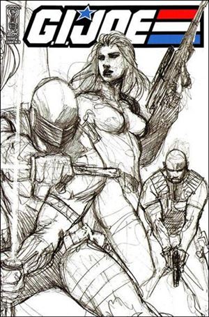 G.I. Joe (2008) issue 1-E Gabriele Dell'Otto 1:25 Sketch Wraparound Cover