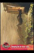 Lost World: Jurassic Park (Base Set) card 22 Hanging On for Dear Life!