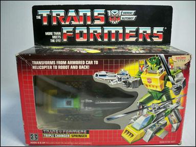 Transformers: More Than Meets the Eye (Generation 1) figure 88 Springer (Autobot Triple Changer)