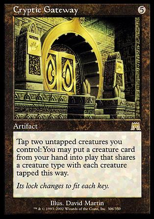 Magic the Gathering: Onslaught (Base Set) card 306 Cryptic Gateway
