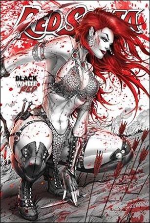 Red Sonja: Black White Red issue 1-U Jamie Tyndall Bloody Cover 1/150
