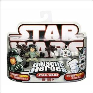 Star Wars: Galactic Heroes figure 47 AT-AT Commander and AT-AT Driver