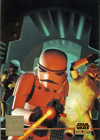 Star Wars Galaxy: Series 3 (LucasArts Subset) card L1 Dark Forces Display Art