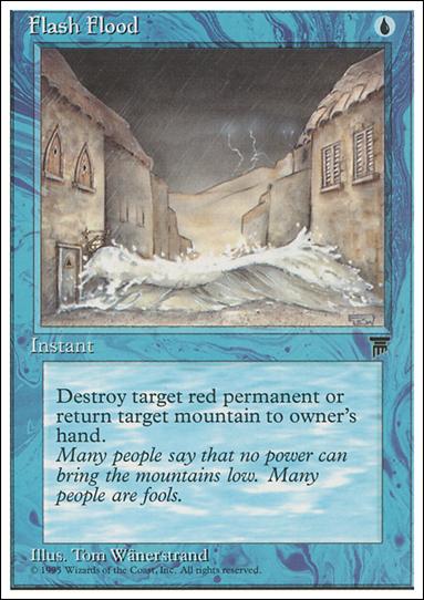 Magic the Gathering: Chronicles (Base Set) card 21 Flash Flood