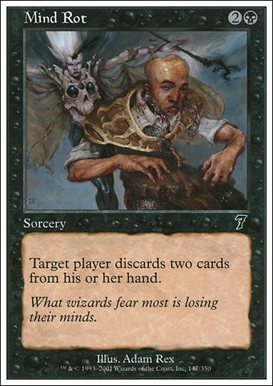Magic the Gathering: 7th Edition (Base Set) card 147 Mind Rot