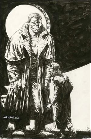 Ghoul issue 1-B Bernie Wrightson 1:10 Virgin Sketch Cover