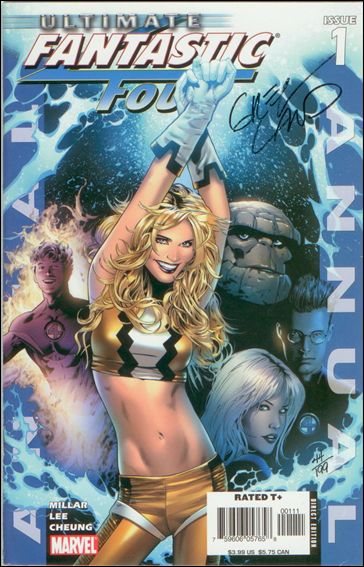 Ultimate Fantastic Four Annual issue 1-B DF (Signed by Greg Land) 1/199
