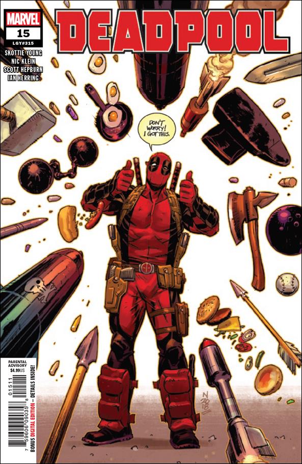 Deadpool (2018) issue 15 Nic Klein Cover