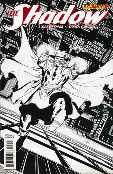 Shadow (2012) issue 4-F Sean Chen 1:50 Black and White Cover