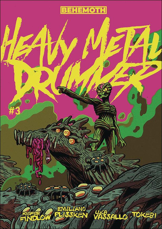 Heavy Metal Drummer issue 3 Monster Cover