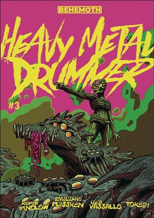 Heavy Metal Drummer issue 3 Monster Cover