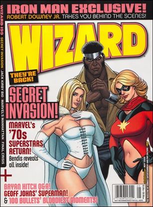 Wizard: The Magazine of Comics, Entertainment and Pop Culture issue 199 Secret Invasion Cover