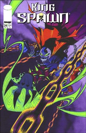 King Spawn issue 39 Shawn Crystal Cover