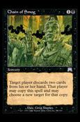 Magic the Gathering: Onslaught (Base Set) card 132 Chain of Smog