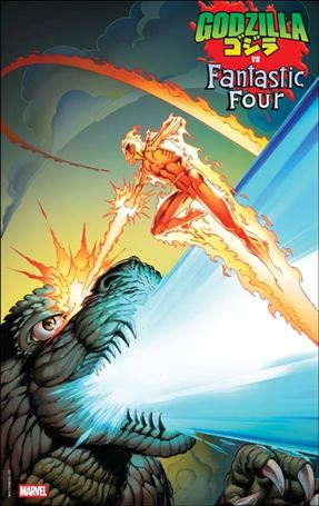 Godzilla vs. Fantastic Four issue 1-E Mark Bagley Foil Cover