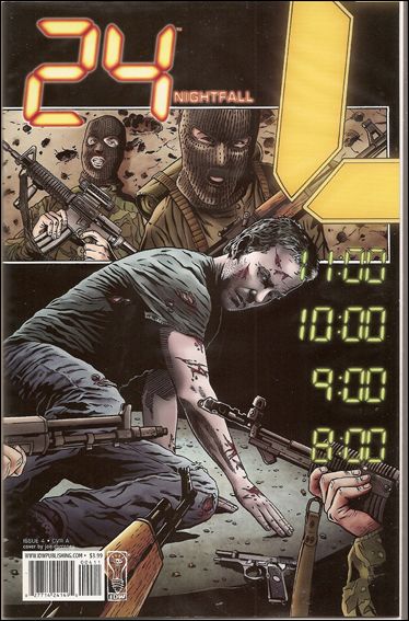 24: Nightfall issue 4 Joe Corroney Cover