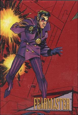Marvel Universe: Series 4 (Promo) card nn 7 Fearmaster Foil Production Sample