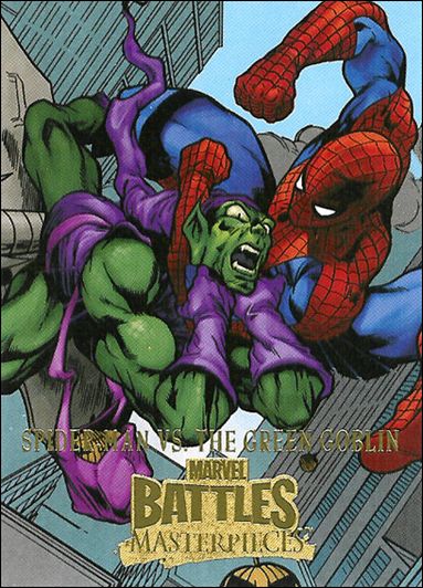 2008 Marvel Masterpieces: Series 3 (Base Set) card 66 Spider-Man vs. The Green Goblin