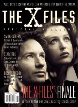 Official X-Files Magazine Volume 2 issue 2 Fox Mulder & Dana Scully Cover