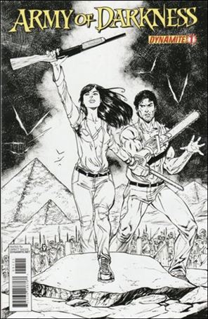 Army of Darkness (2012) issue 1-C Tim Seeley Black and White 1:10 Cover
