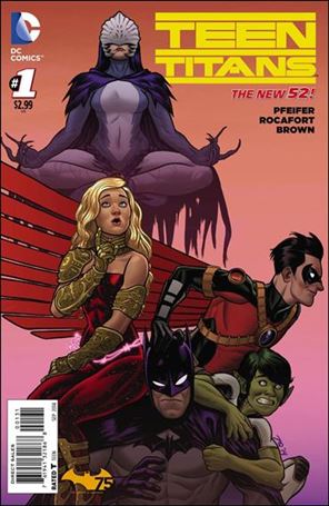 Teen Titans (2014) issue 1-B Joe Quinones Batman 75th Anniversary Cover