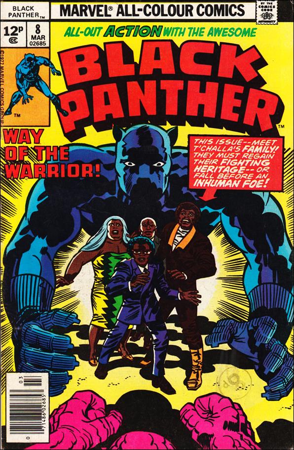 Black Panther (1977) issue 8-B UK Price Cover