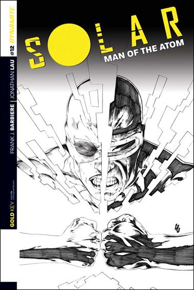 Solar: Man of the Atom (2014) issue 12-D Jonathan Lau 1:25 Black & White Cover